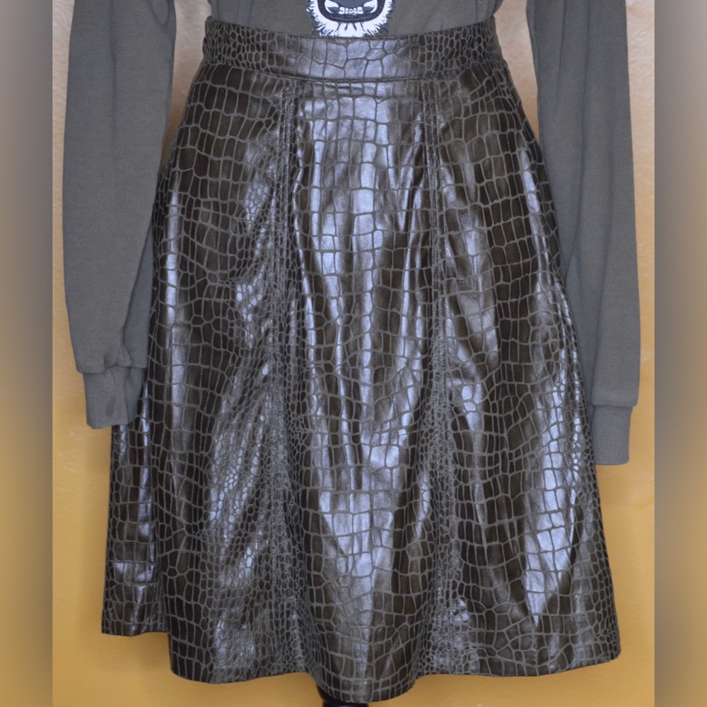 Animal Print Mini Skirt